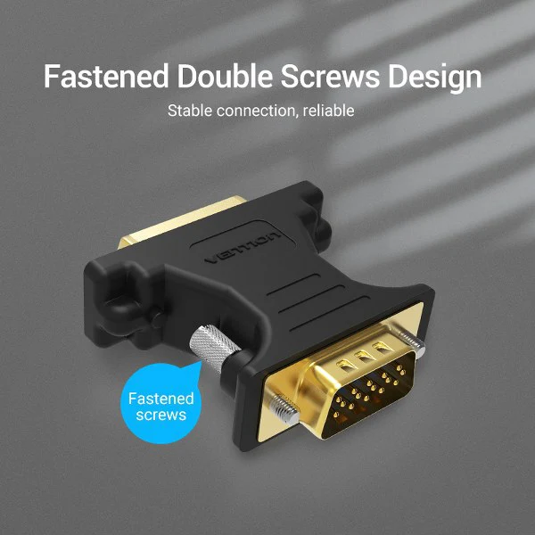 Vention VEN-DV380VG VGA Female to DVI Male Adapter – High-Speed Video Conversion for PC, Monitor & Projector - Image 4