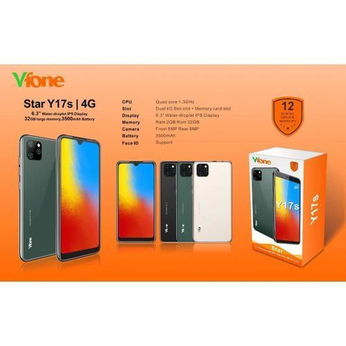 Vfone Y17s Smartphone - 2GB RAM, 32GB ROM, 6.3-inch Display, Dual SIM - Image 2