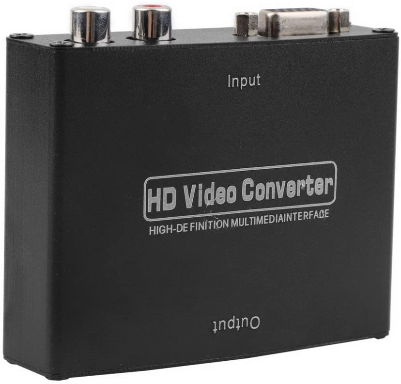 VGA to HDMI HD R / L Adapter Audio and Video to HDMI Converter(B01M7QRT6D) Adapter Box for Laptop PC VGA to HDTV Projector - Image 3