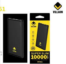 Villaon VP361 10000mAH Quick Fast Charging Power Bank - Super Slim, Fast Charging, Dual-USB - Image 3