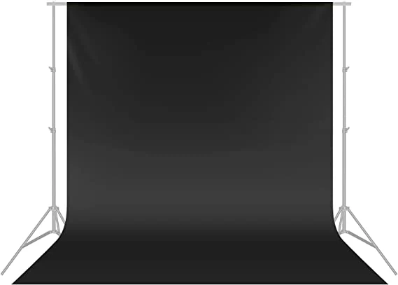 Visico Muslin Backdrop 3X6M - Black - Image 2