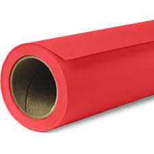 Visico Paper Background 1.35 X10M - Red - Image 2