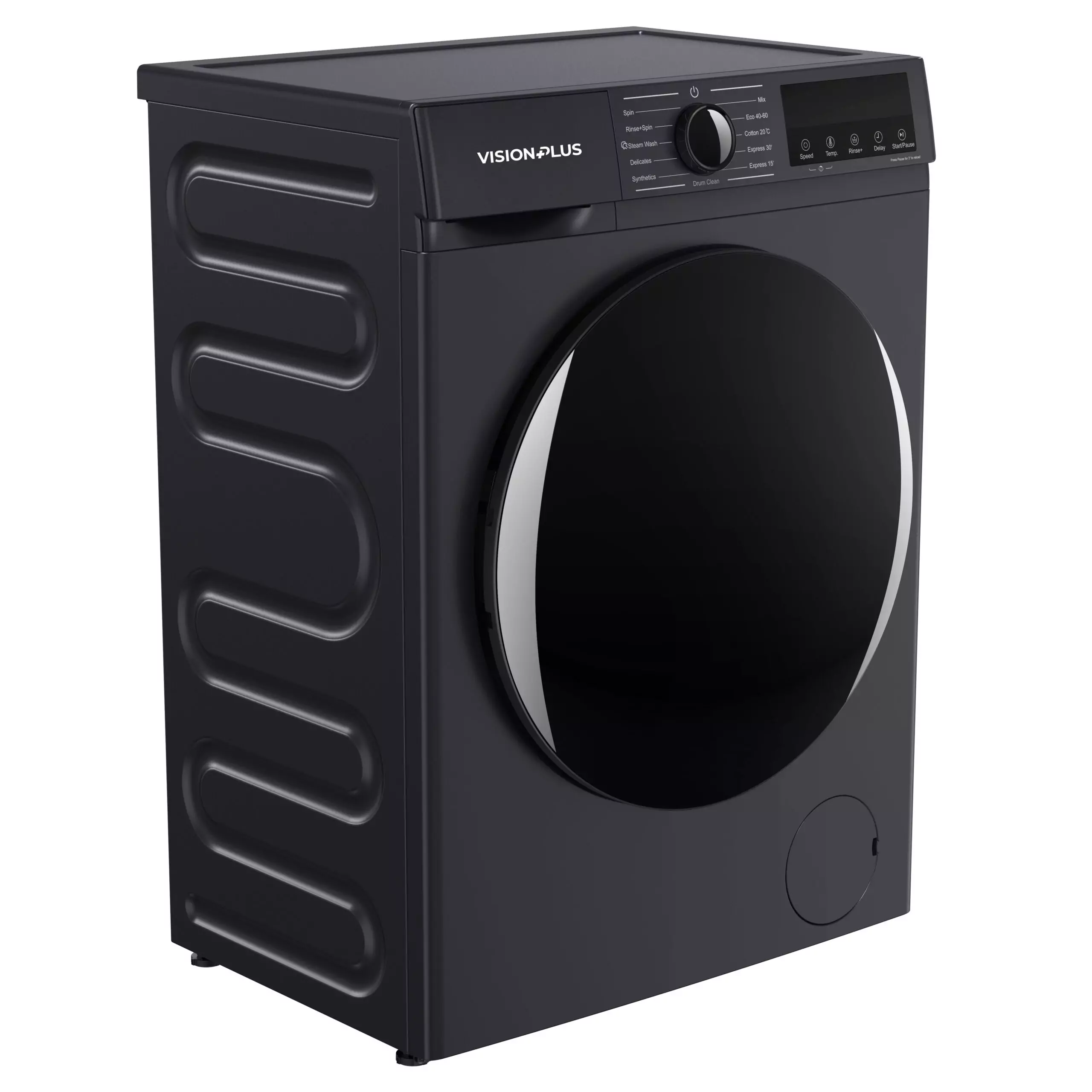 VISION PLUS VPWM8FL-G Slim 8KG Fully Automatic Front Load Washing Machine – Efficient Home Washer - Image 2