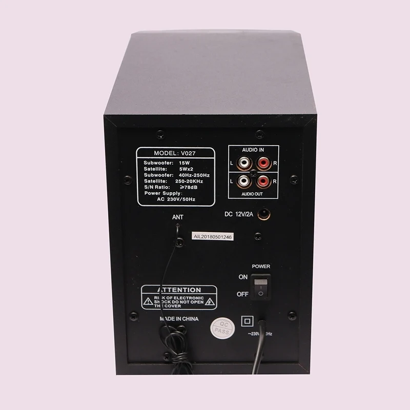 Vitron V027 2.1CH 2000W Multimedia Bluetooth Subwoofer Sound System - Image 3