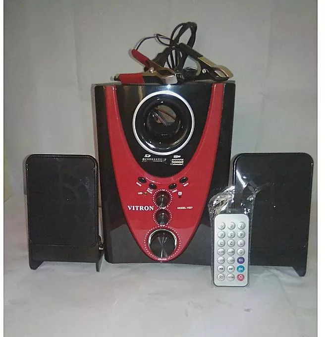 Vitron V027 2.1CH 2000W Multimedia Bluetooth Subwoofer Sound System - Image 4