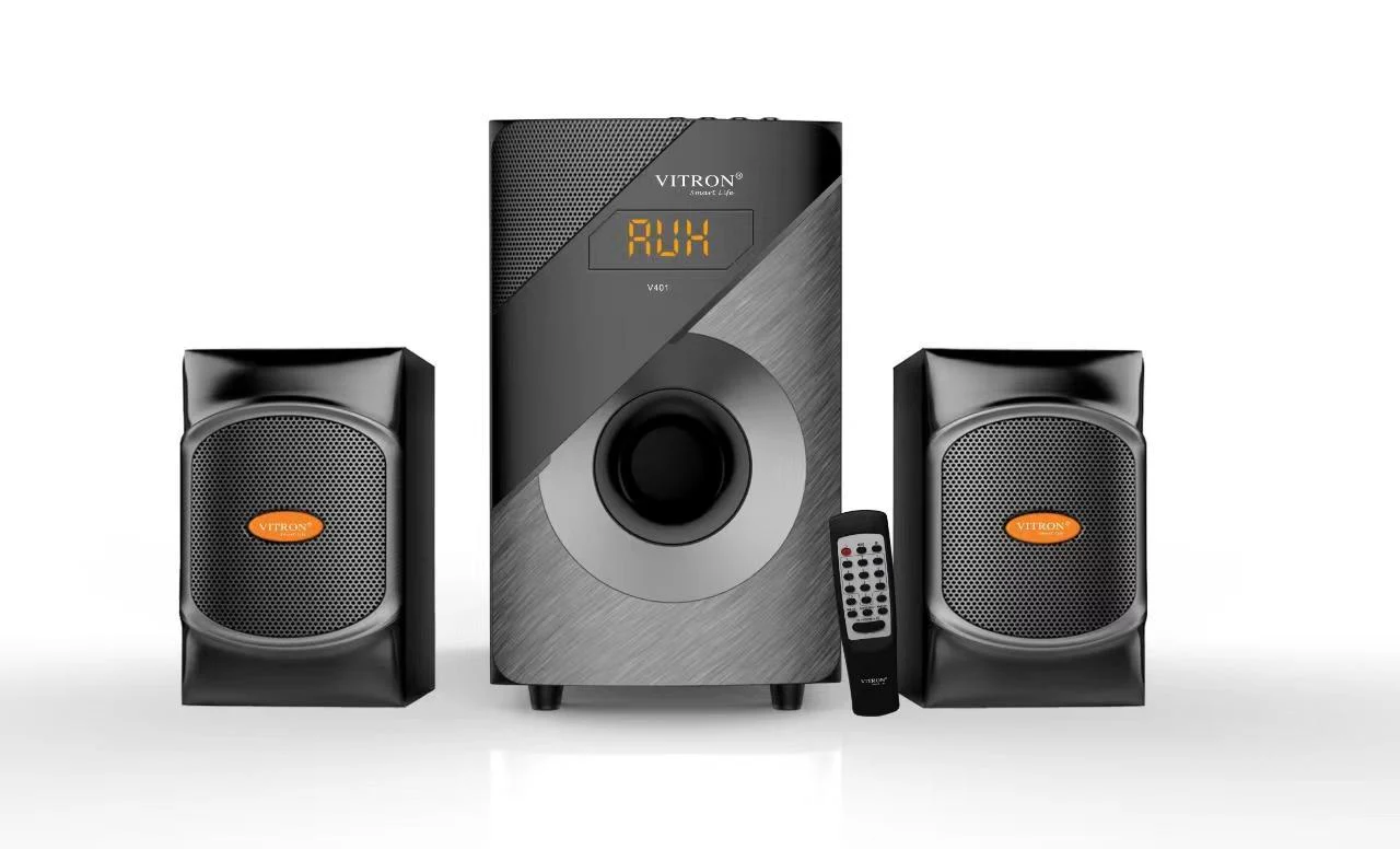 Vitron V401 Bluetooth Home Theatre System – Powerful Bass, USB/FM/SD, 2.1 Channel Speaker - Image 2