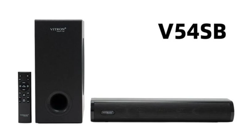 Vitron V54SB 2.1CH Wired Soundbar System – Deep Bass, Clear Surround Sound, USB, AUX & FM Support - Image 2