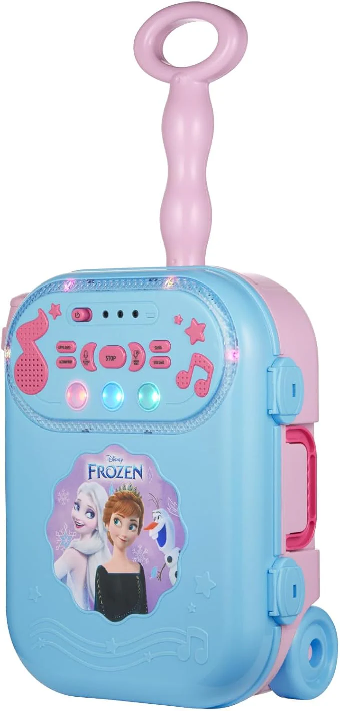 Volkano DY-2602-FZ Disney Wheely Karaoke Machine Frozen - Image 2