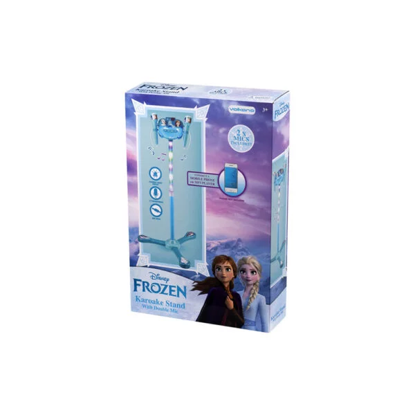Volkano DY-6073-FRA Disney Frozen Double Mic Karaoke Stand - Image 4
