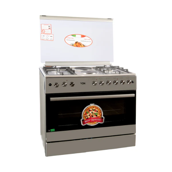 Von F9E50E2/ F9E42G2.IL.S/ VAC9F042WX 4 Gas + 2 Electric Cooker - Electric oven & grill, Fan assisted oven - Image 2