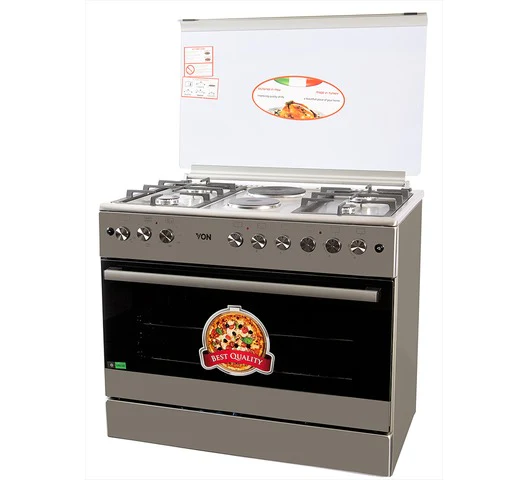Von F9E50E2/ F9E42G2.IL.S/ VAC9F042WX 4 Gas + 2 Electric Cooker - Electric oven & grill, Fan assisted oven - Image 3