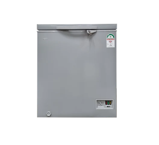 VON VAFC15DKG/DHG 142L Chest Freezer – Energy Efficient Deep Freezer for Home & Commercial Use