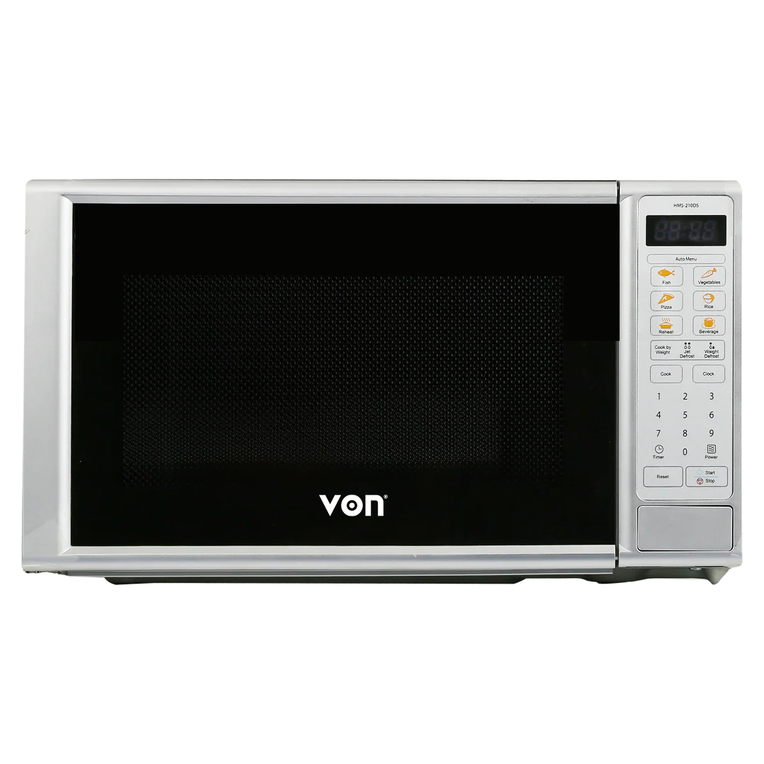 Von VAMS-20DGS 20L Digital Solo Microwave Oven - 800W, 20 Litres