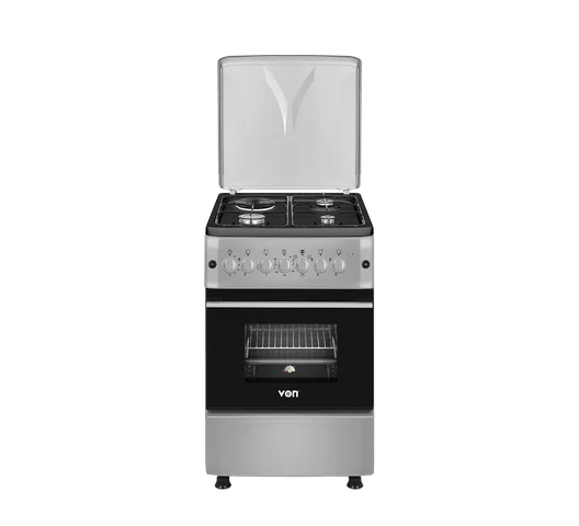 Von VCF563141NFG 3 Gas + 1 Electric Cooker – Versatile Ceramic Top Stove for Kitchens
