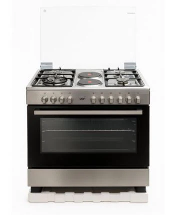 Von VCF964271FSX 90x60cm Freestanding Cooker – Gas & Electric Oven, 5 Burners, Kitchen Appliance - Image 2