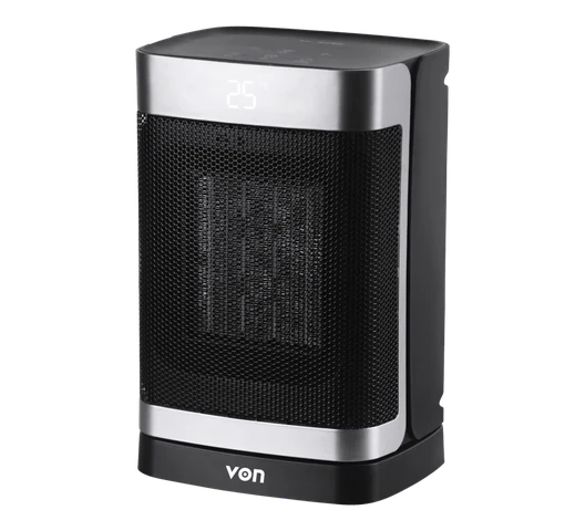 VON VHC153DYAK 1500W Ceramic Heater – Fast-Heating Portable Room Heater for Home Use
