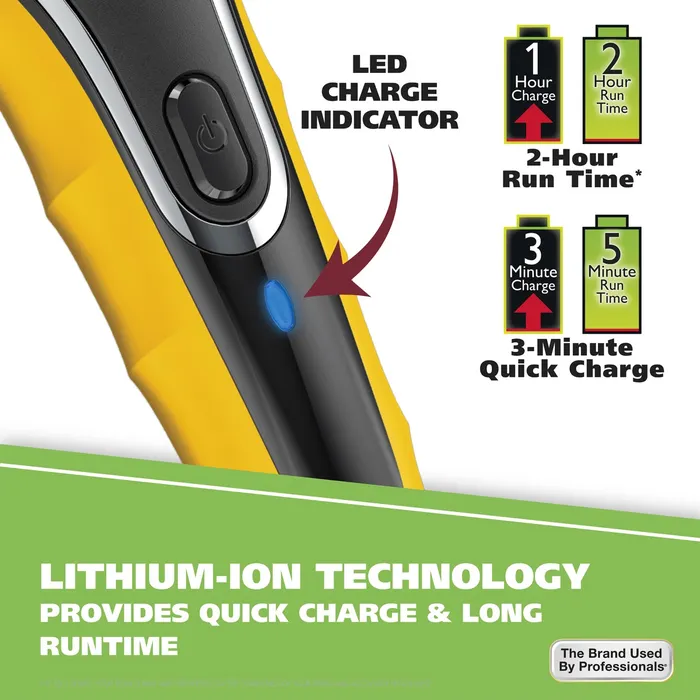 Wahl 09899L LifeProof Lithium-Ion Foil Shaver – Wet & Dry Waterproof Cordless Electric Shaver for Barbers & Home Use - Image 2
