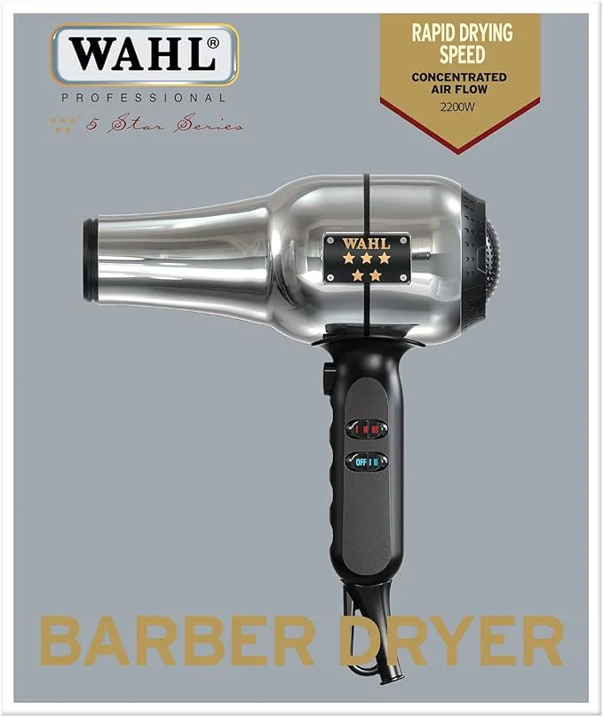 Wahl 4317-0470 Pro 5-Star Series Ionic Barber Hair Dryer – Professional Salon-Grade Fast-Drying Tool - Image 6