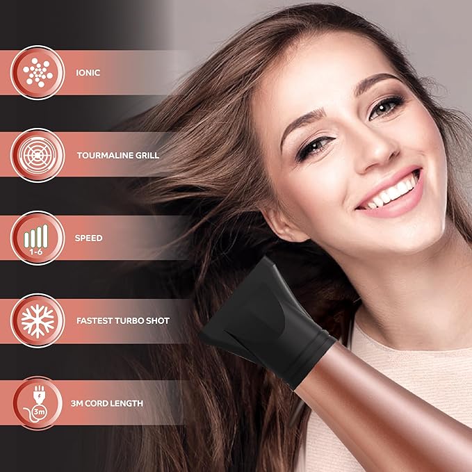 Wahl 5454-027 2000W Pro Speed Hair Dryer – Professional Salon Fast-Drying Hair Styling Tool - Image 3