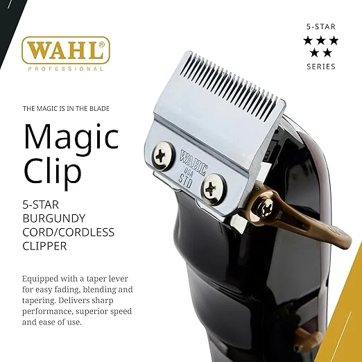 Wahl 3027252 5-Star Magic Clip Cordless Hair Clipper – Professional Fade & Precision Cutting Tool - Image 2