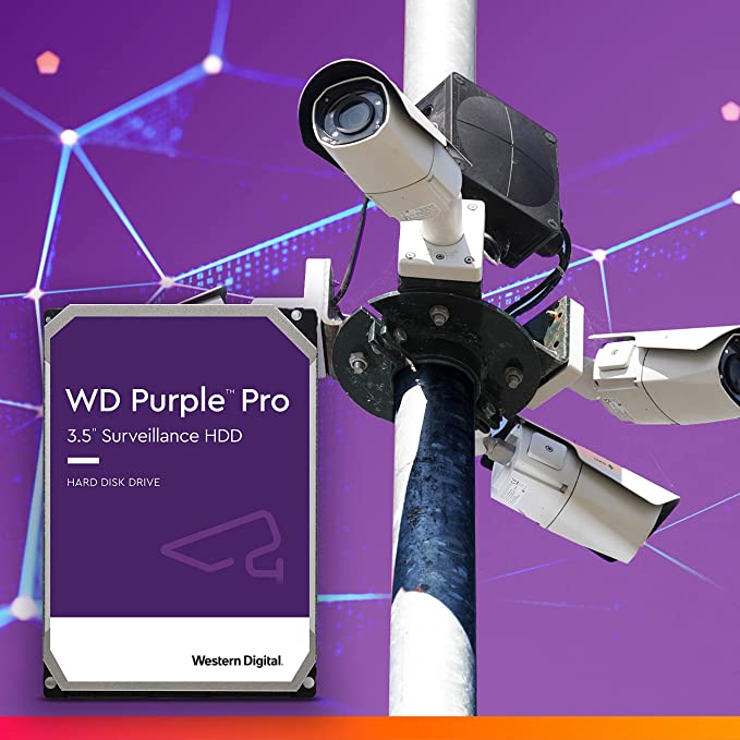 WD Purple Pro Surveillance Hard Drive - 10TB, 256 MB, 7200 rpm - Image 3