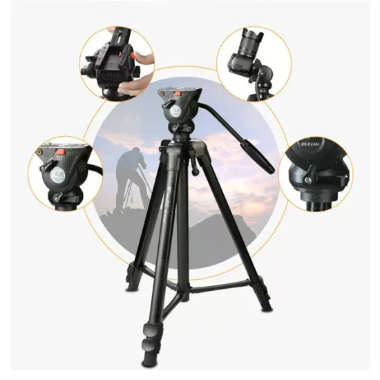 Weifeng WF-3308A Professional Camera Tripod ( Hydraulic Head) - Image 3