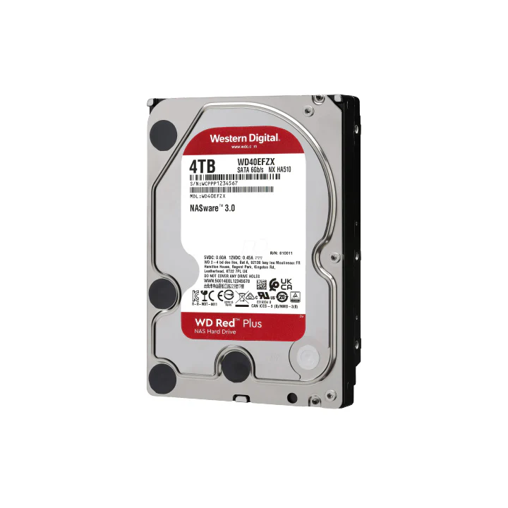 Western Digital Red™ Plus NAS Hard Drive 3.5" (WD40EFZX) - Image 2