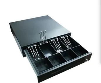 X-POS BC-410 Cash Drawer 5 Notes 8 Coins RJ11/RJ12 24V Solenoid – Heavy Duty Industrial Grade POS Cash Drawer for Retail, Supermarket, Hospitality, and Commercial Transaction Applications - Image 4