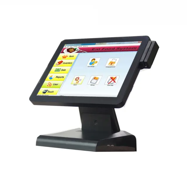 X-POS EC-T4-910-J1900 All-in-One Touch POS Machine – Intel J1900 Quad Core Touchscreen POS Terminal for Retail, Restaurant, and Business Management Systems - Image 3