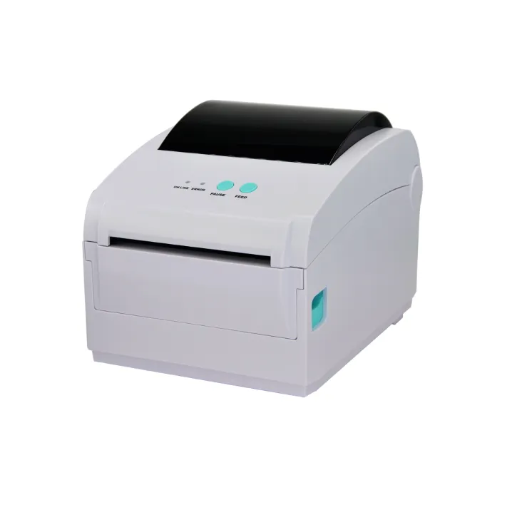 X-POS GS-2408D 4 Inch 104mm 203DPI 203mm/s USB Host DT Desktop Label Printer – High Speed Direct Thermal Barcode Label Printer for Retail POS, Shipping, Warehouse, and Inventory Management applications - Image 3