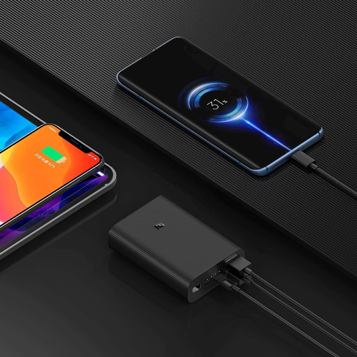 Xiaomi 10000mAh Mi Power Bank Ultra Compact, Portable Charger Power Bank with USB-C Two-Way Fast Charging - Image 3