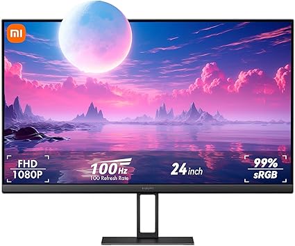 Xiaomi A24i 24 inch Desktop Monitor 54383 – Delivers clear Full HD visuals and smooth performance for everyday work, study, and entertainment use