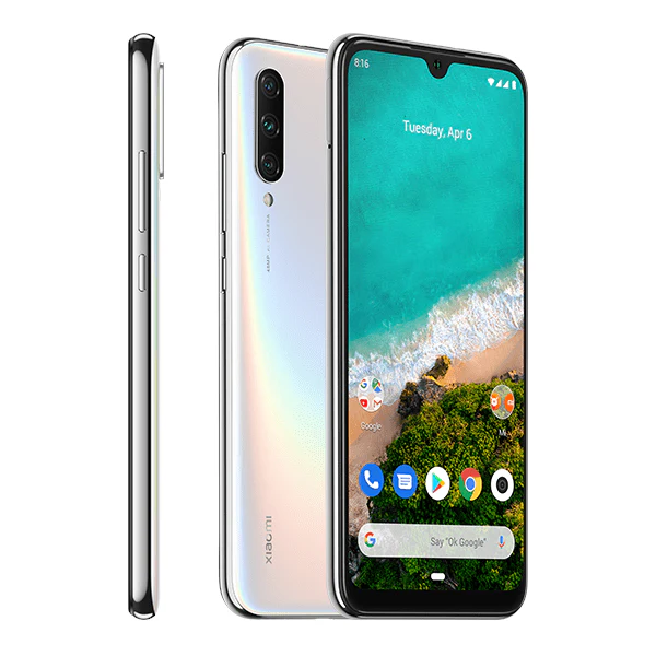 Smartphone- Xiaomi Mi A3 4GB/64GB Smartphone- 4GB RAM + 64GB ROM, 6.01", Triple Cam, Android 9.0 Pie, 4030mAh