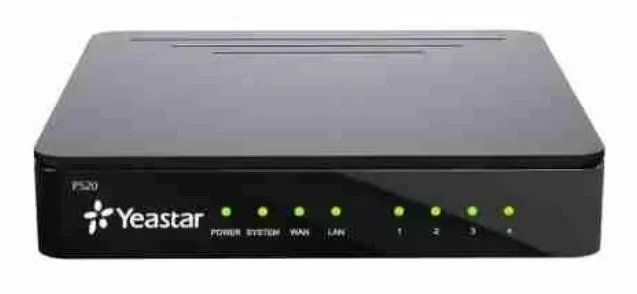 Yeastar P520 P-Series IP PBX – 20 Users, 10 Concurrent Calls, Modular FXS/FXO/BRI/GSM Ports, Video Conferencing