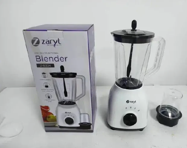 Zaryt Z-B304 2-in-1 Blender & Grinder – High Power Multi Function Kitchen Appliance for Smoothies, Juices, Spices & Everyday Food Preparation