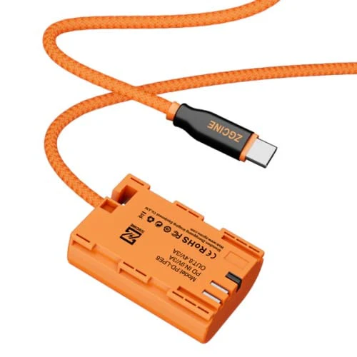 ZGCINE USB-C PD To LPE6 Dummy Battery Cable – Provides continuous power supply for cameras during shooting and long recording sessions - Image 4
