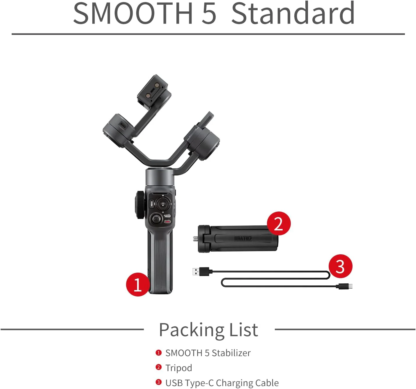 Zhiyun Smooth 5 Handheld Smartphone Gimbal - Image 2